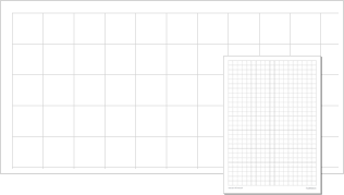 Square graph paper with 10mm. grid