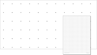 Square graph paper with 10mm. dots