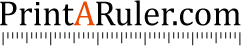 Free printable ruler - PrintARuler.com